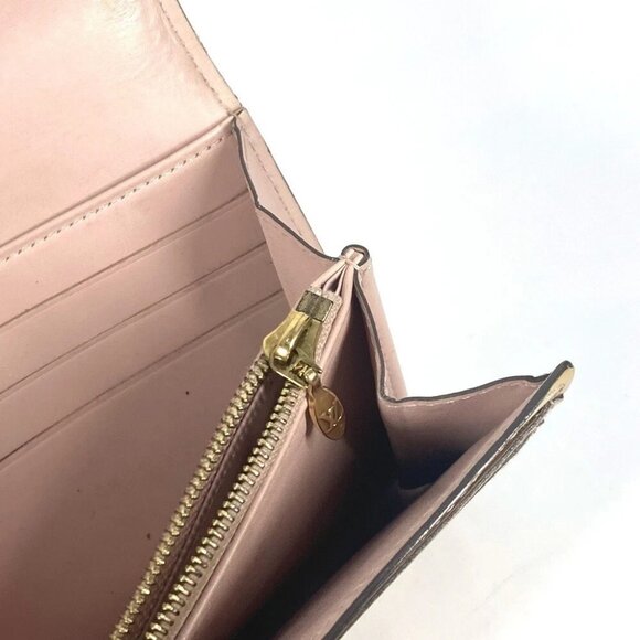 LOUIS VUITTON M90081 MonogramVernis Portefeuille-Sarah Bi-fold Flap Long Wallet - Picture 11 of 16